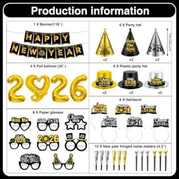 New Year Party Supplies 2026 - Celebrate in Style!