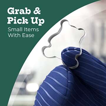 Big Red House Silicone Oven Mitts Heat Resistant Kitchen Gloves with Fingers, Professional Grade Protection for Hot Cooking, Baking - Dark Royal Blue