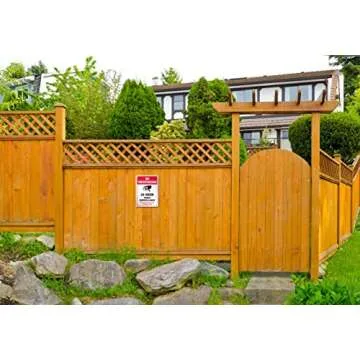 Video Surveillance No Trespassing Sign, Large Rust Free 10x14" Aluminum - by ARMO