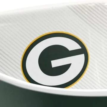 YouTheFan NFL Packers Large Party Bowl for Game Day