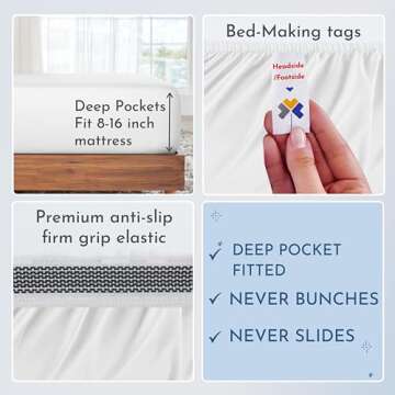 Luxury 800 Thread Count King Size Cotton Sheets Set