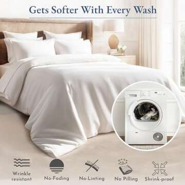 Luxury 800 Thread Count King Size Cotton Sheets Set