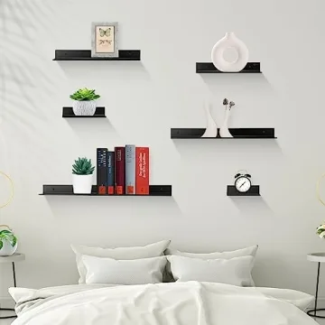 Z Metnal Floating Shelves for Stylish Home Storage