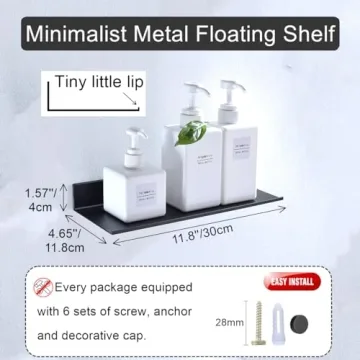 Z Metnal Floating Shelves for Stylish Home Storage