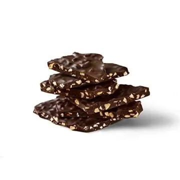 barkTHINS Dark Chocolate, Almond and Sea Salt Snacking Chocolate Bag, 4.7 oz