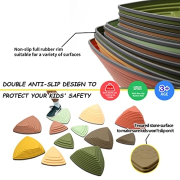 makarci Stepping Stones for Kids Balance Play Set