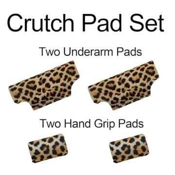 Underarm Crutch's Pad and Hand Grip Covers Universal Forearm Handle Padded Cushion Sets Accessories ...