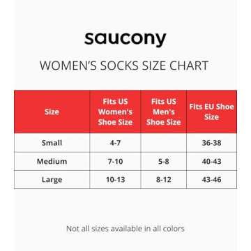 Saucony Women's RunDry Performance Heel Tab Athletic Socks, Available in S-L (8, 24, Basic White (16 Pairs), Medium