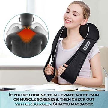 Shiatsu Neck and Shoulder Massager with Heat - Relief