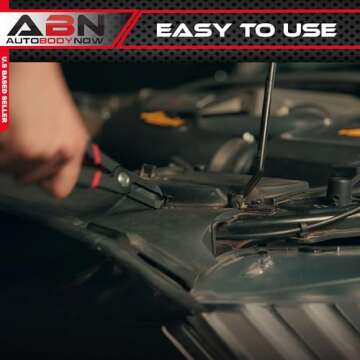 ABN Push Pin Remover Tool – 80-Degree Angled Pliers for Retainer & Anchor Removal for Honda, Toyota, GM, Ford, Chrysler