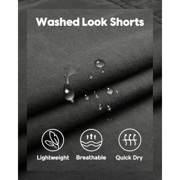 maamgic Men's 5-Inch Comfort Stretch Shorts with Pocket