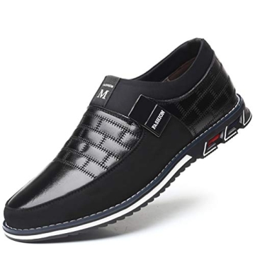 COSIDRAM Men Casual Sneakers: Lightweight Slip-On Loafers for Office & Walking