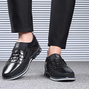 Lightweight COSIDRAM Men Casual Sneakers - Black