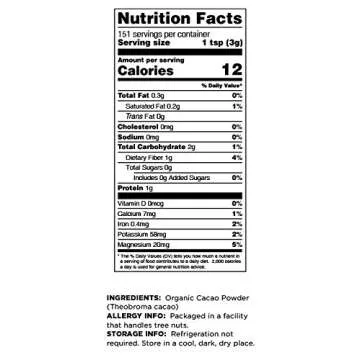 Terrasoul Superfoods Organic Cacao Powder, 3 Lbs (3 Pack) - Raw | Keto | Vegan