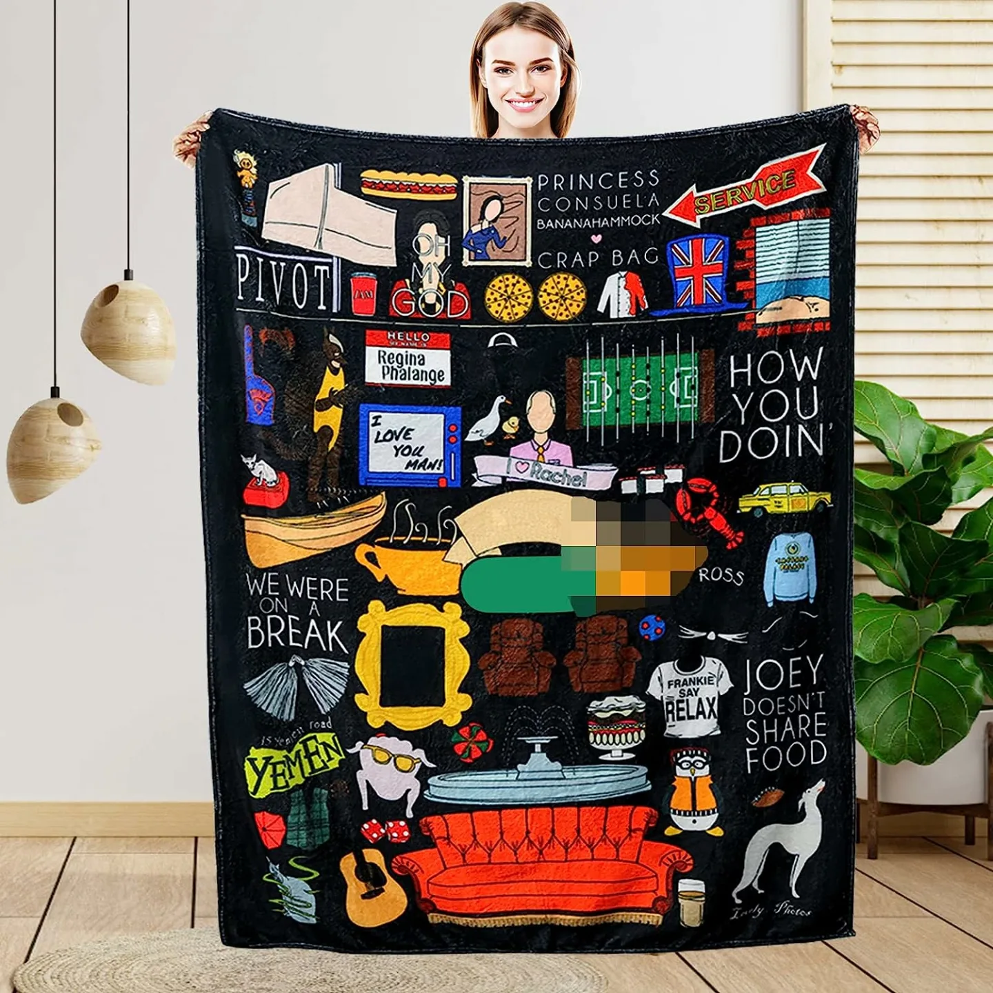 Soft Fleece Throw Blanket for Cozy Comfort 60x50
