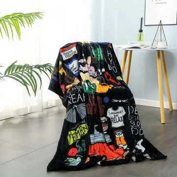 Soft Fleece Throw Blanket for Cozy Comfort 60x50