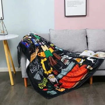 Soft Fleece Throw Blanket for Cozy Comfort 60x50