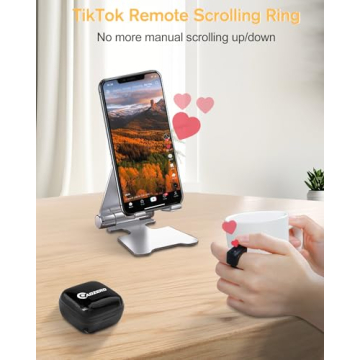 Wireless Remote Control for TikTok and Kindle - Hands-Free Fun
