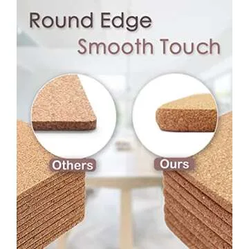 KITLAB Cork Trivet Set for Hot Dishes and Stylish Dining