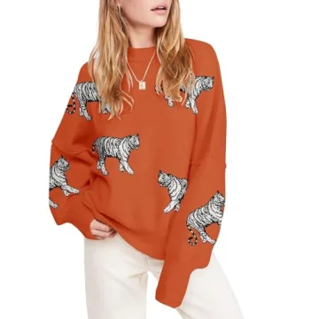 Oversized Sweaters for Womens Causal Crewneck Batwing Sleeve Knit Tops Side Split Fall Trendy Pullover Sweater Loose Jumper