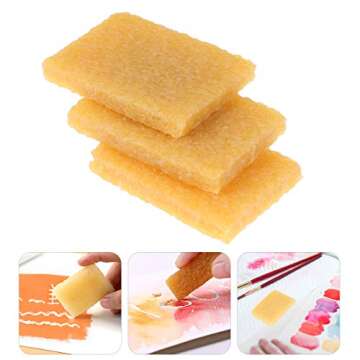 6pcs Glue and Residue Erasers for Artists and Crafters