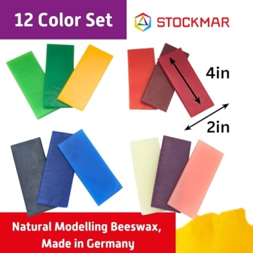 Stockmar Modelling Beeswax Sheets - Eco-Friendly Art for Kids