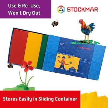 Stockmar Modelling Beeswax Sheets - Eco-Friendly Art for Kids