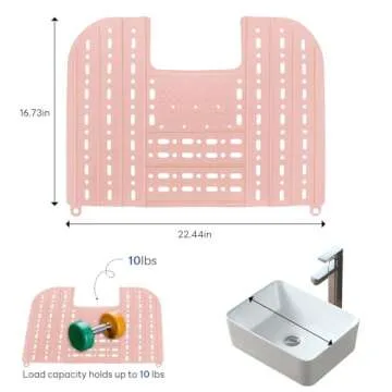 MONVIE Bathroom Sink Cover for Counter Space Organizer