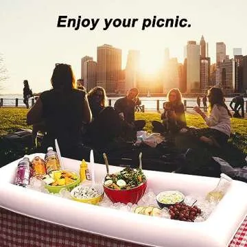 Inflatable Ice Serving Buffet Bar for Parties & Picnics