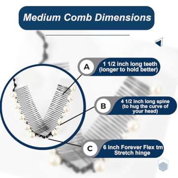 HairZing Hair Clip Banana - Secure Clips for All Hair Types