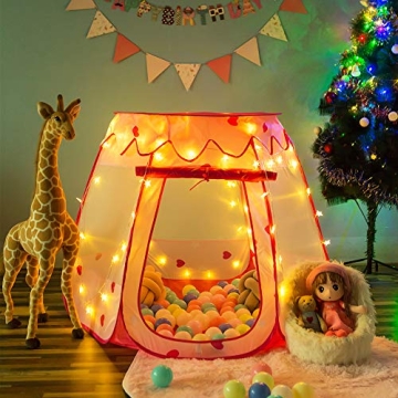 Princess Tent for Girls with Star Lights: Fun Gift