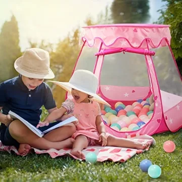 Princess Tent for Girls with Star Lights: Fun Gift