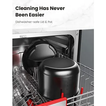 COMFEE’ 9-in-1 Electric Pressure Cooker 13 Presets Instant Multi Cooker Olla de Presion Slow Cooker Rice Cooker Steamer Sauté Yogurt Maker Non-Stick Pot 6 Quart Black, Aluminum