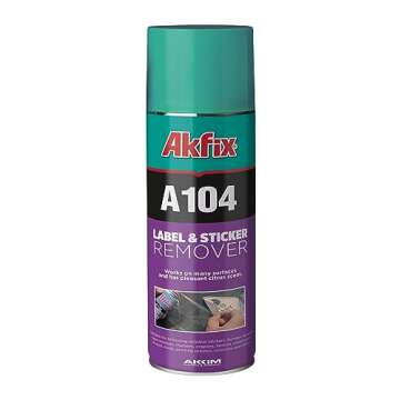 Akfix A104 Label Remover Spray - Fast, Effective, Pleasant Scent