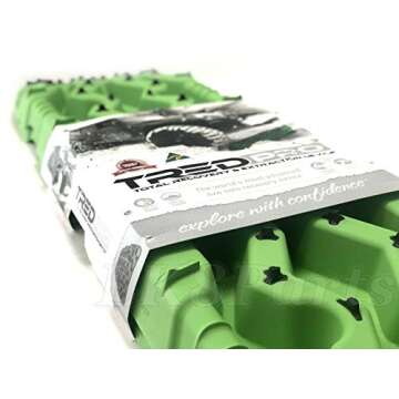 TRED PRO Recovery Matt Traction Extraction Sand Ladder ramps Boards Green Pair 4X4