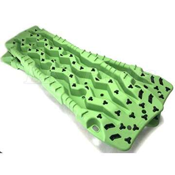 TRED PRO Recovery Matt Traction Extraction Sand Ladder ramps Boards Green Pair 4X4