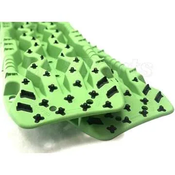 TRED PRO Recovery Matt Traction Extraction Sand Ladder ramps Boards Green Pair 4X4