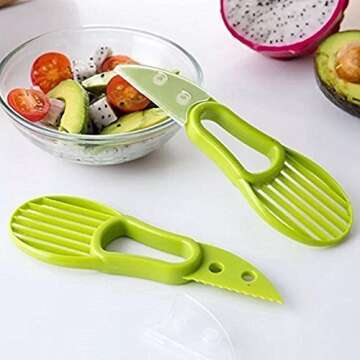 3 in 1 Avocado Slicer Kitchen Tool for Quick Prep