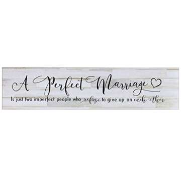 LifeSong Milestones Perfect Marriage Wall Decor Sign