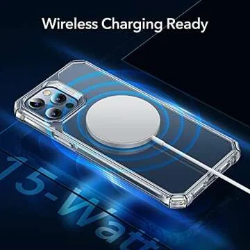 ESR for iPhone 12 Pro Max Case, Military-Grade Protection, Shock-Absorbing Corners, Scratch- and Yellowing-Resistant Hard Back, Phone Case for iPhone 12 Pro Max, Air Armor Case, Clear