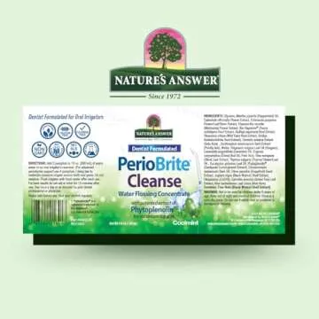 Nature's Answer PerioCleanse Oral Rinse - Cool Mint & Natural Formula - 4oz