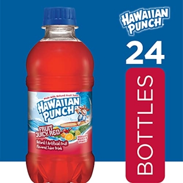 Hawaiian Punch Juicy Red Drink 10 Fl Oz, 24 Count