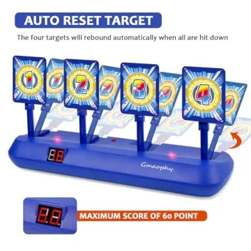 GMAOPHY Digital Shooting Targets with Foam Dart Blaster