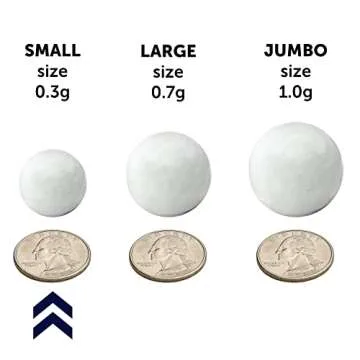 DecorRack 300 Count Mini Cotton Balls for Hypoallergenic Makeup, Pet Care, and Crafting Needs