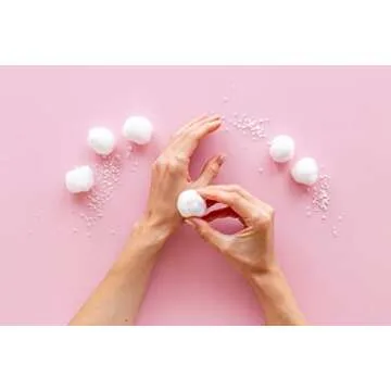 DecorRack 300 Count Mini Cotton Balls for Hypoallergenic Makeup, Pet Care, and Crafting Needs
