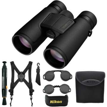 Nikon Monarch M5 10x42 Binoculars with Lens Pen & Harness