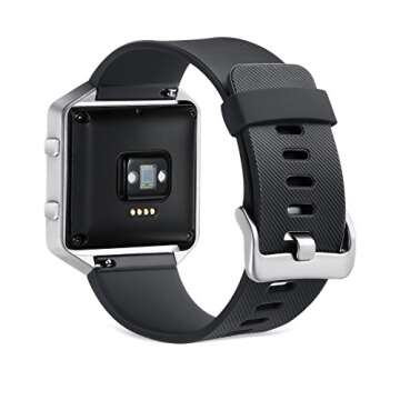 GinCoband Fitbit Blaze Watch Bands, 8PCS Soft Silicone Watch Band for Fitbit Blaze Smartwatch Replacement Blaze Bands for Women Men (set of 8, Small)