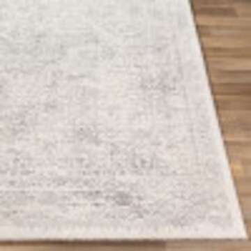 Livabliss Klaudia Trellis Modern Area Rug,7'10" x 10',Light Grey