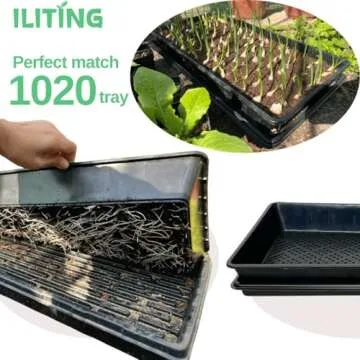 ILITING 1020 Mesh Tray for Seeds Hydroponic Growing 5 Pack