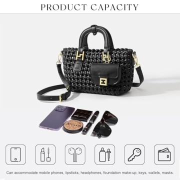 Vegan Leather Crossbody Shoulder Bag for Women - Stylish & Durable